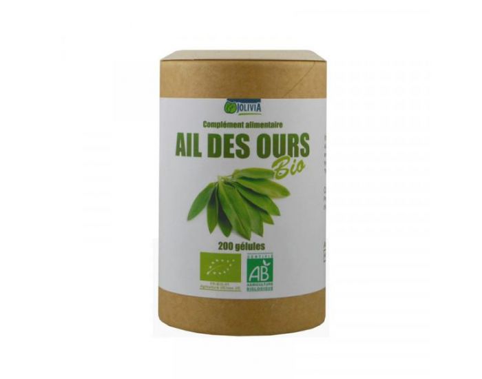 JOLIVIA Ail des ours Bio - 200 g�lules v�g�tales de 280 mg (7)
