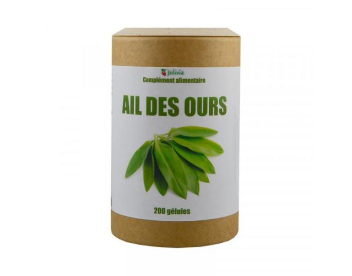 JOLIVIA Ail des ours Bio - 200 g�lules v�g�tales de 280 mg (8)