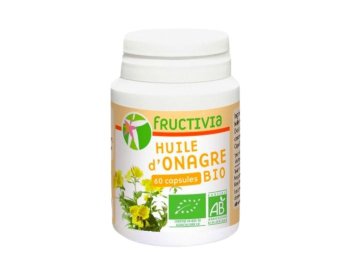 FRUCTIVIA Onagre Bio huile - 60 capsules de 500 mg (1)