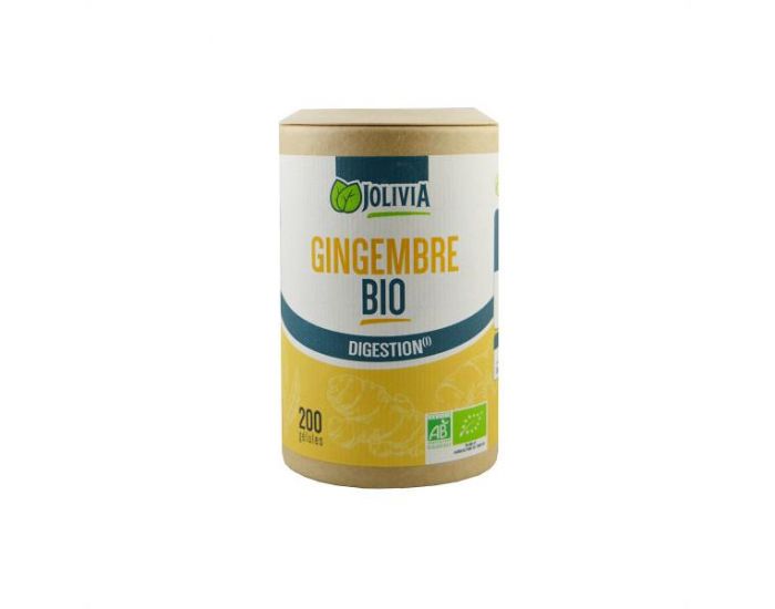 JOLIVIA Gingembre Bio - 200 glules vgtales de 270 mg (1)