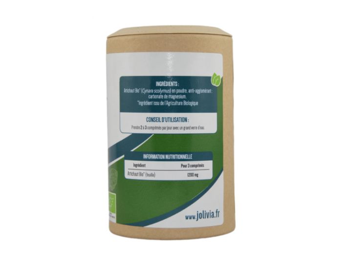 JOLIVIA Artichaut Bio - 200 comprims de 400 mg (2)