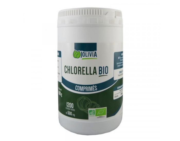JOLIVIA Chlorella Bio - 1200 Comprims de 500 mg (3)