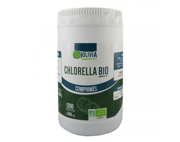 JOLIVIA Chlorella Bio - 1200 Comprim�s de 500 mg (3)