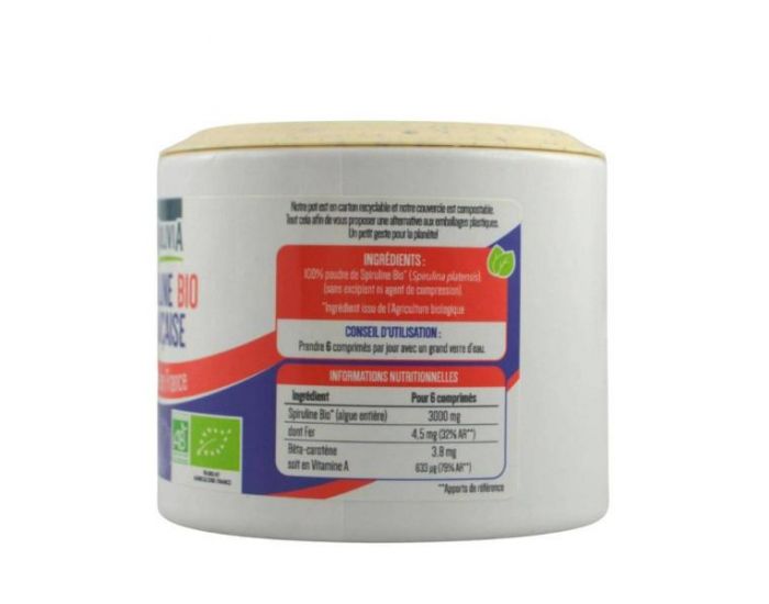 JOLIVIA Spiruline Bio Franaise - 150 comprims de 500 mg (2)