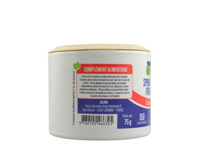 JOLIVIA Spiruline Bio Franaise - 150 comprims de 500 mg (9)