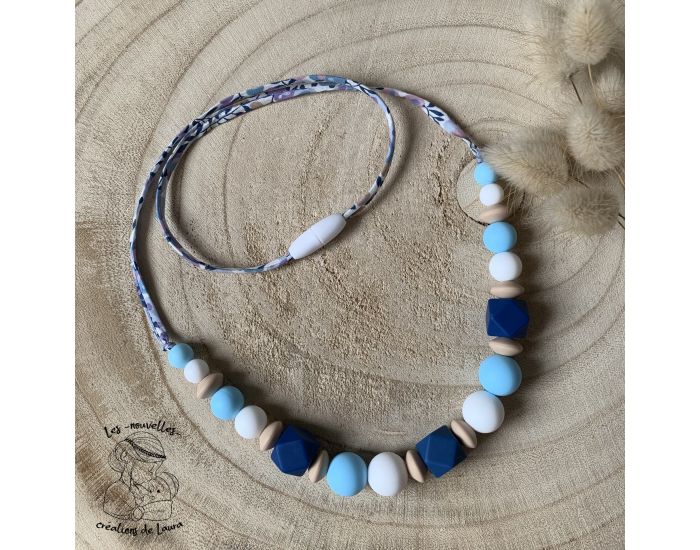 MAWEN MATERNE Collier d'Allaitement ou de Portage Silicone - Lilas (3)