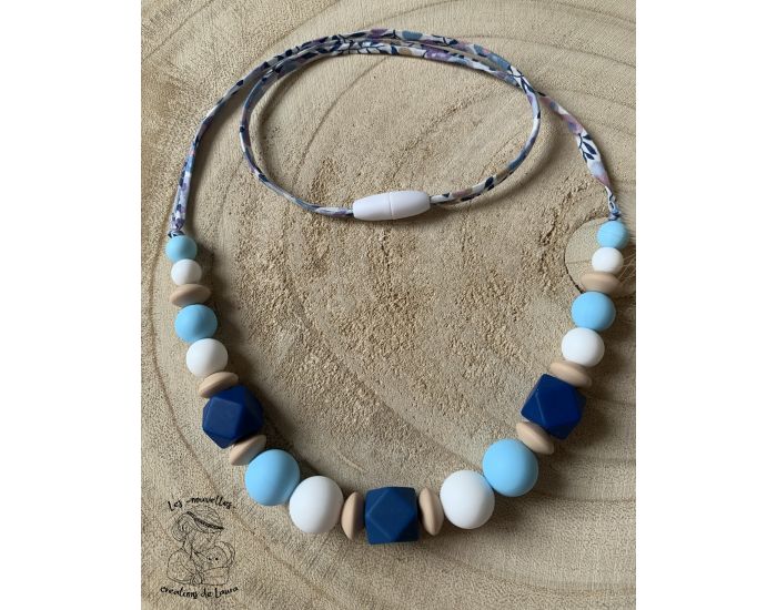 MAWEN MATERNE Collier d'Allaitement ou de Portage Silicone - Lilas (4)