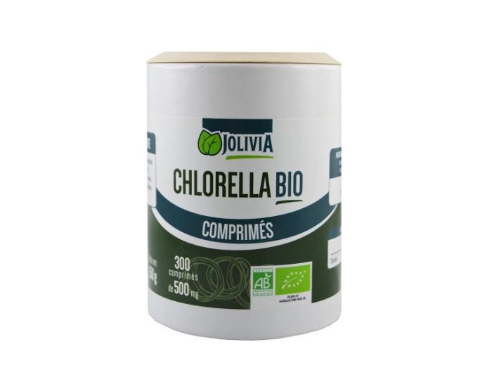 JOLIVIA Chlorella Bio - 300 Comprims de 500 mg (6)