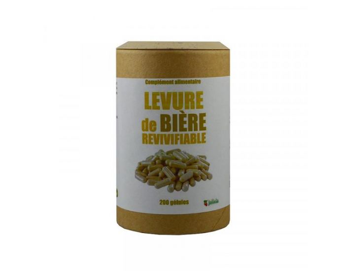JOLIVIA Levure de Bière revivifiable - 200 gélules végétales de 320 mg (6)