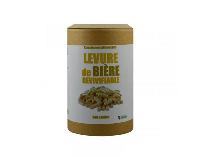 JOLIVIA Levure de Bire revivifiable - 200 glules vgtales de 320 mg (6)