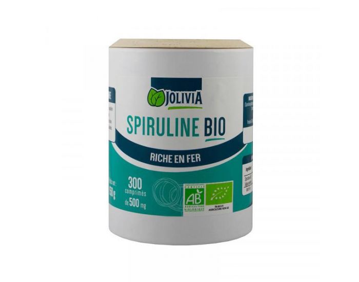 JOLIVIA Spiruline Bio - 300 comprims de 500 mg (11)
