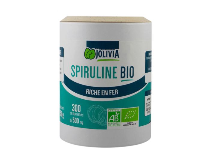 JOLIVIA Spiruline Bio - 300 comprims de 500 mg (10)