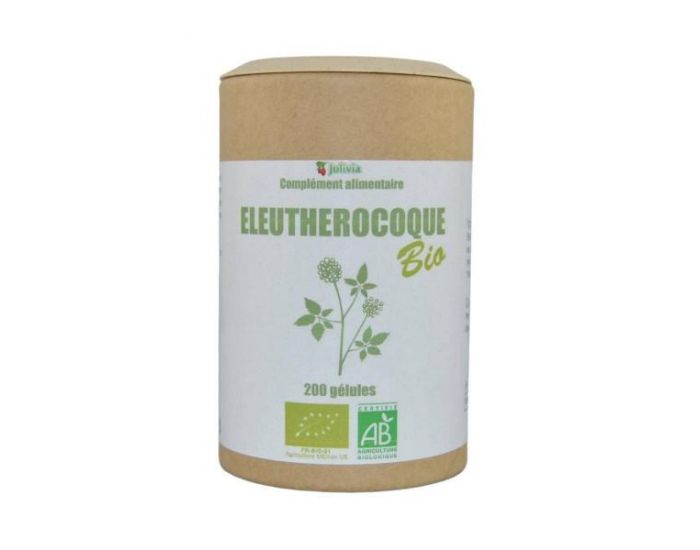 JOLIVIA Eleuthrocoque Bio - 200 glules vgtales de 195 mg (4)