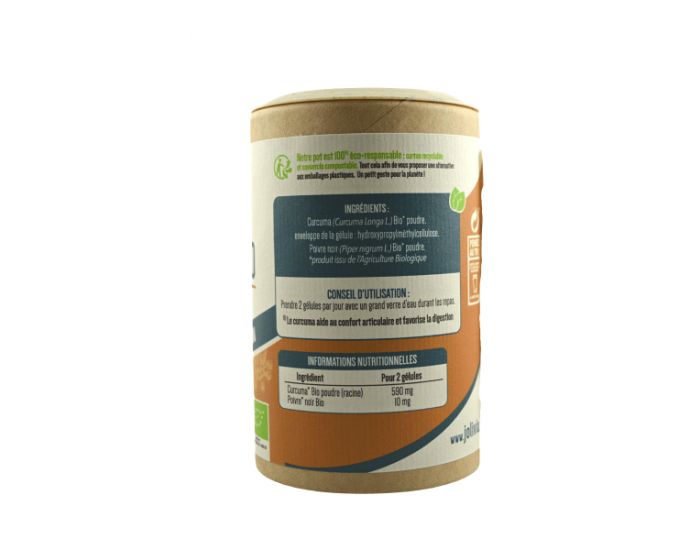 JOLIVIA Curcuma Piperine Bio - 180 Glules vgtales de 300 mg (11)
