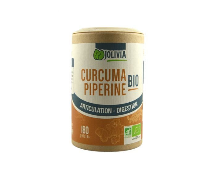 JOLIVIA Curcuma Piperine Bio - 180 G�lules v�g�tales de 300 mg (10)
