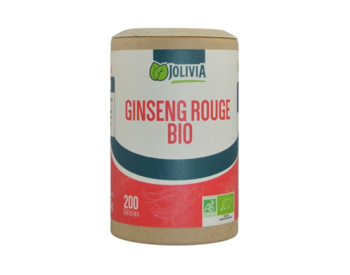 JOLIVIA Ginseng Rouge Bio - 200 glules vgtales de 300 mg (1)