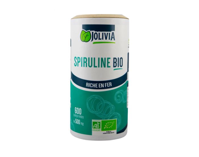 JOLIVIA Spiruline Bio - 600 comprims de 500 mg (12)