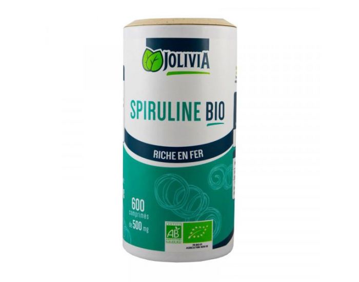 JOLIVIA Spiruline Bio - 600 comprims de 500 mg (7)