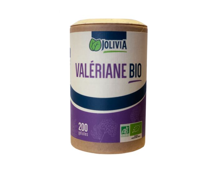 JOLIVIA Val�riane Extrait Bio - 200 g�lules v�g�tales de 250 mg (8)