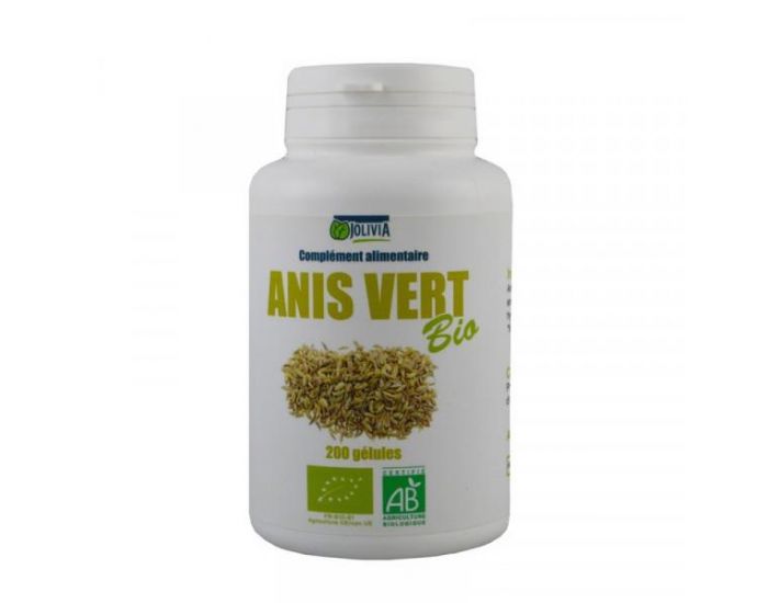 JOLIVIA Anis vert Bio - 200 glules vgtales de 230 mg (1)