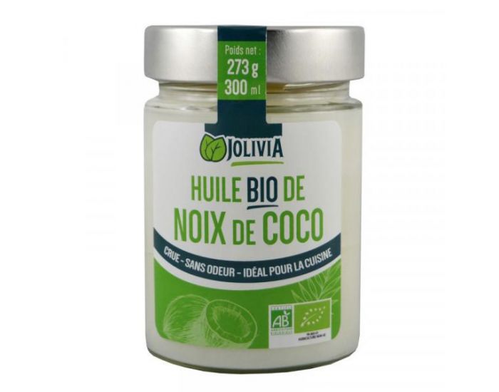 JOLIVIA Huile Noix de Coco Bio - 300 ml (1)