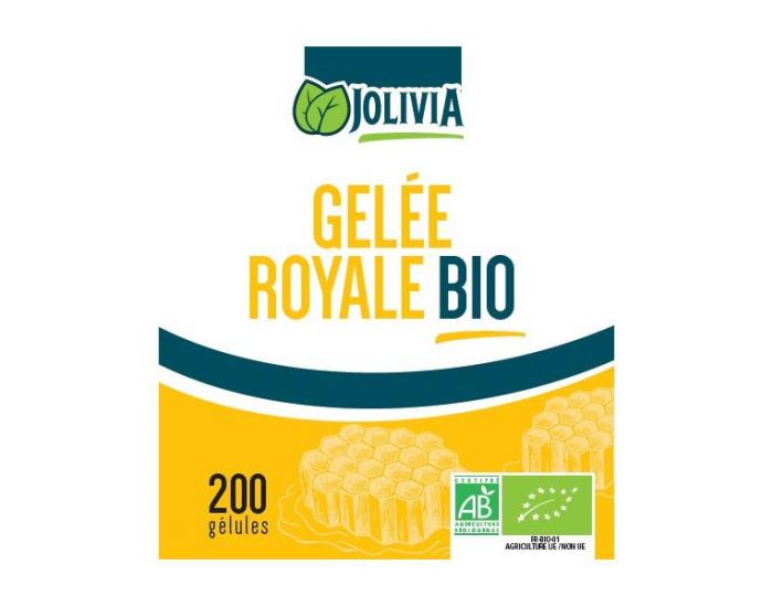 JOLIVIA Gele royale Bio - 200 glules vgtales de 350 mg (8)