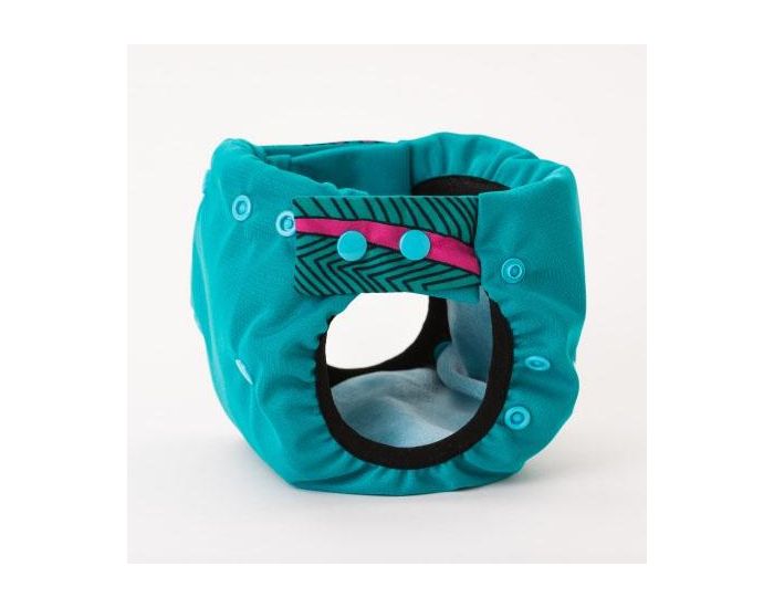 APIAFRIQUE Couche lavable TE2 (Tout en 2) - Taille 2 (4-8kg) - Vert  (1)