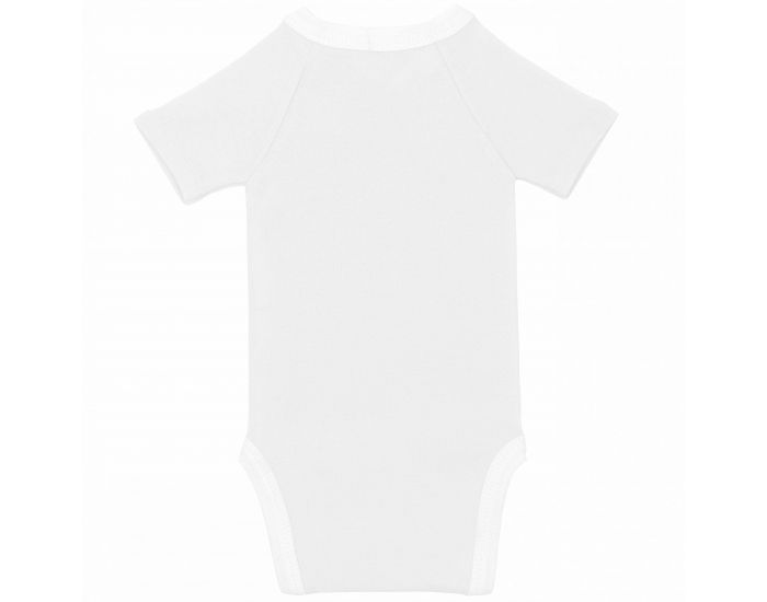  Body crois� Manches Courtes - 100% Coton Bio - Nuage (1)