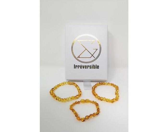 IRREVERSIBLE Box Famille : Bracelets d'Ambre Parents & Bb  - Honey (1)