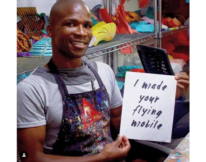 FAIR MOMS Mobile Artisanal Issu Du Commerce �quitable - Cacatoes Rosalbin (2)