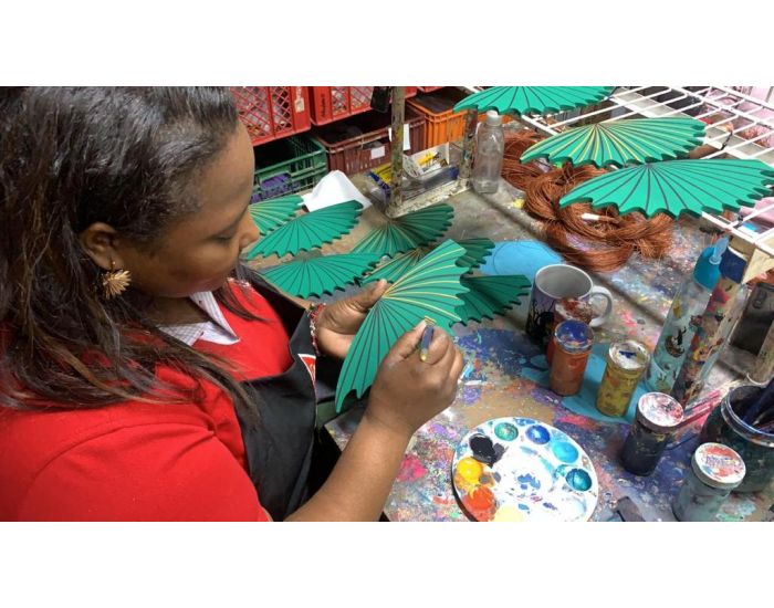 TULIA'S ARTISAN GALLERY Mobile Artisanal Issu du Commerce �quitable - Martin p�cheur (5)