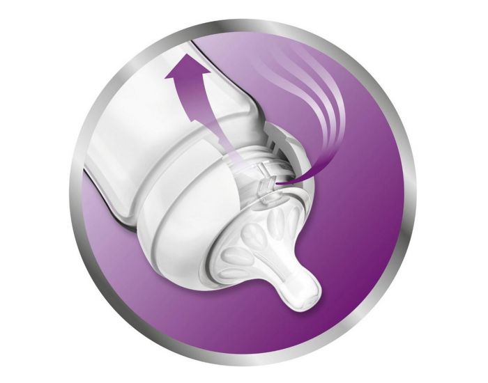 AVENT PHILIPS Lot de 2 Biberons PP Natural 260ml 1m+ (3)