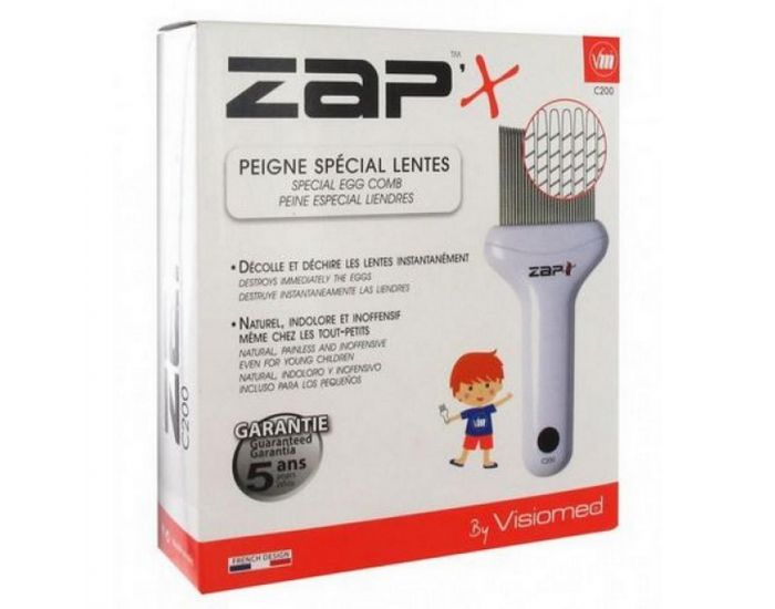 VISIOMED Peigne Anti-lentes Zap'X (1)