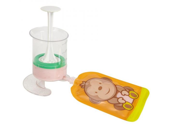 FILL N'SQUEEZE 6 Gourdes avec Zip (4)