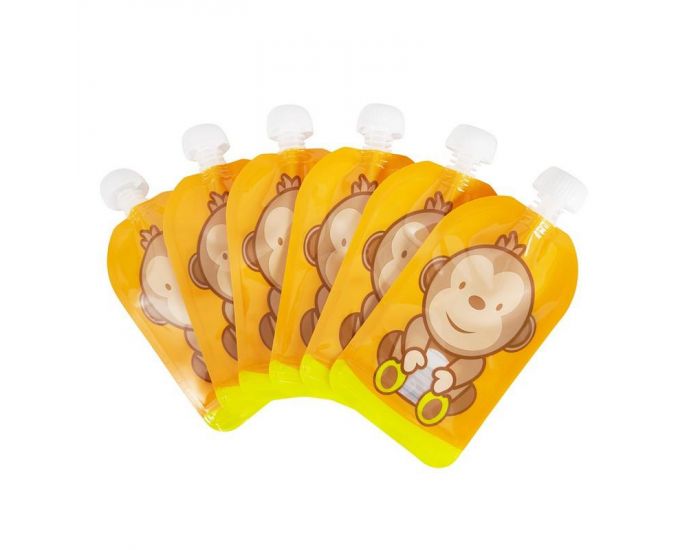 FILL N'SQUEEZE 6 Gourdes avec Zip (8)