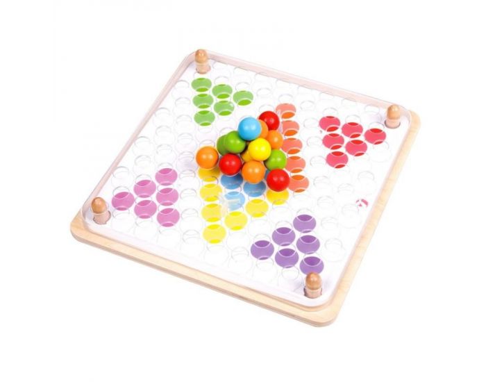 CLASSIC WORLD Mosa�que en Bois avec Carte d'Apprentissage - D�s 3 ans (1)