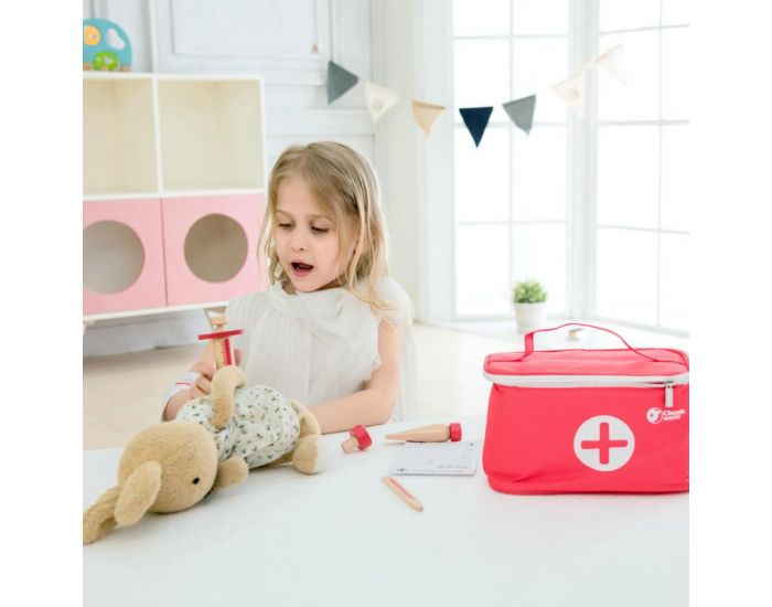 CLASSIC WORLD Mallette De Docteur Avec Ses Accessoires en Bois - D�s 12 mois (2)