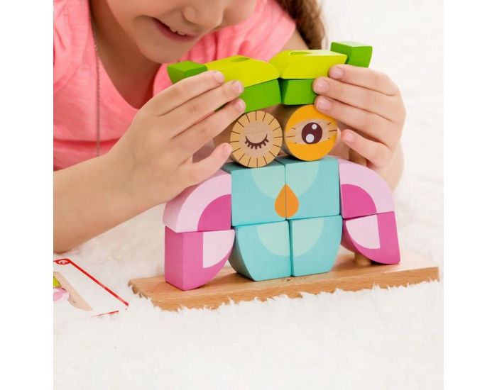 CLASSIC WORLD Puzzle en Bois Vertical - Chouette - D�s 18 mois (2)
