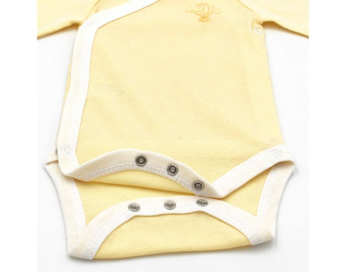  Body crois� Manches Courtes - 100% Coton Bio - Mimosa (12)