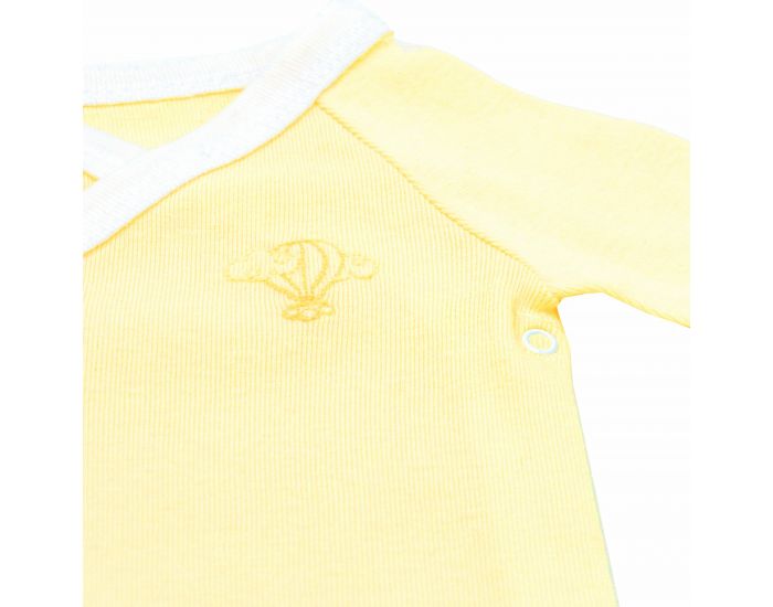  Body crois� Manches Courtes - 100% Coton Bio - Mimosa (13)