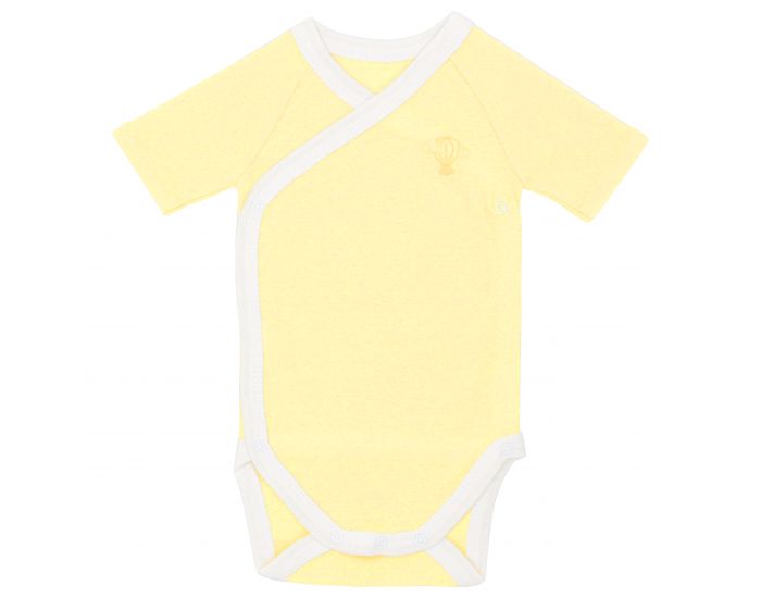  Body crois� Manches Courtes - 100% Coton Bio - Mimosa (9)
