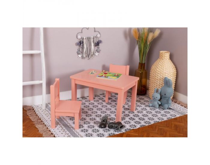 PIOUPIOU ET MERVEILLES Ma Premi�re Table - En Bois �cologique d'H�v�a (1)