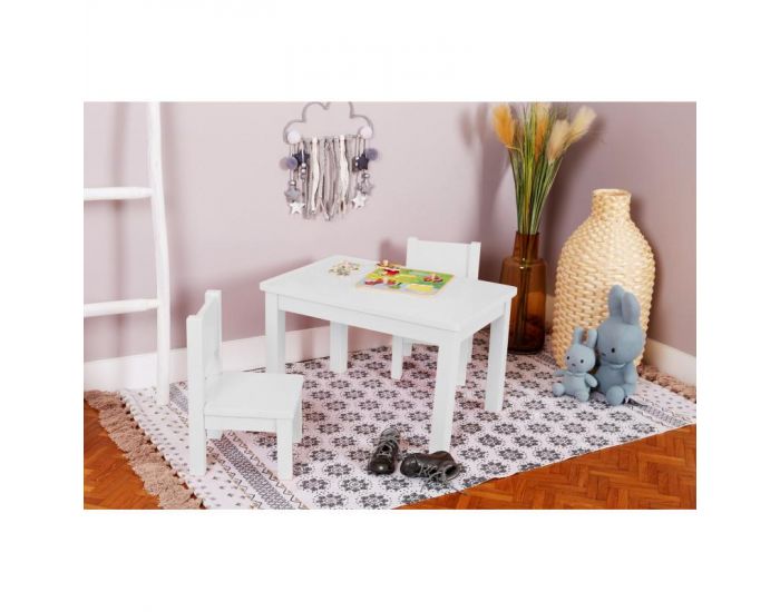 PIOUPIOU ET MERVEILLES Ma Premi�re Table - En Bois �cologique d'H�v�a (3)