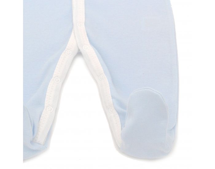  Pyjama Lger t - 100% Coton Bio - Azur (2)