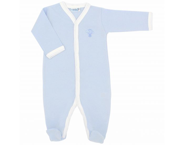  Pyjama Lger t - 100% Coton Bio - Azur (13)