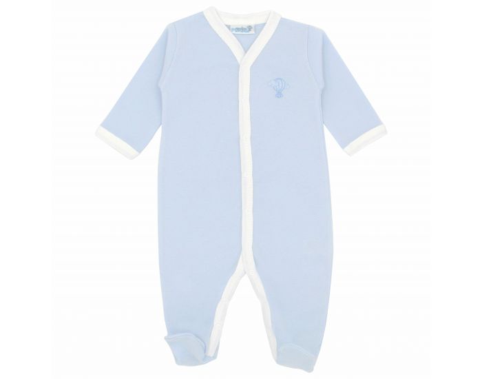  Pyjama Lger t - 100% Coton Bio - Azur (17)