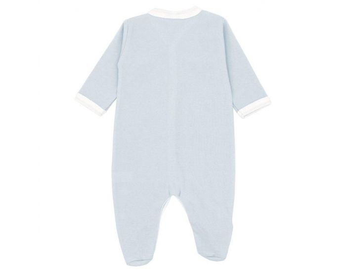  Pyjama Lger t - 100% Coton Bio - Azur (4)