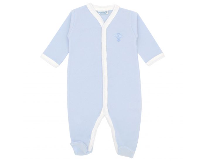  Pyjama Lger t - 100% Coton Bio - Azur (10)