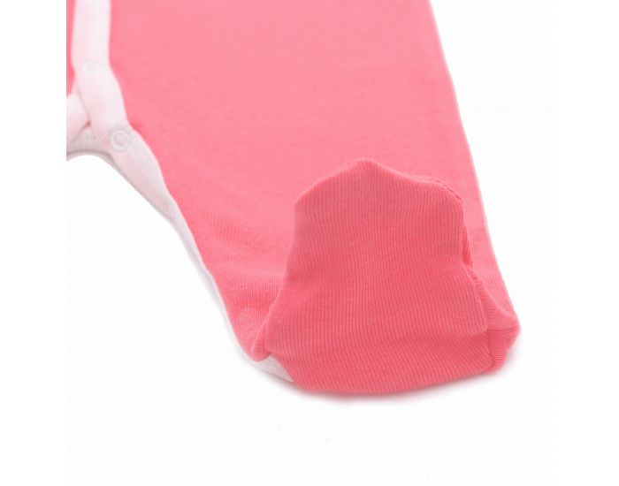  Pyjama Lger t - 100% Coton Bio - Corail (2)