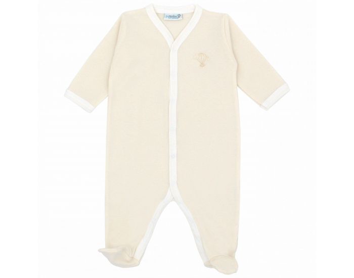  Pyjama L�ger �t� - 100% Coton Bio - Cr�me (4)